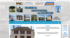 Desktop Screenshot of mairie-neufchatel-en-saosnois.com