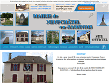 Tablet Screenshot of mairie-neufchatel-en-saosnois.com
